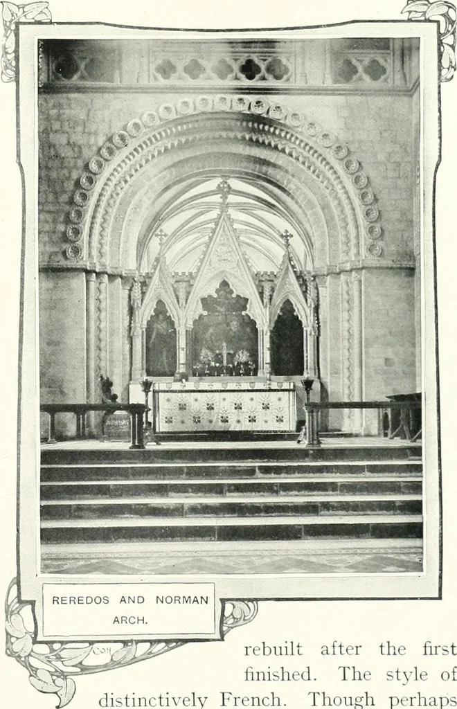 An illustration from The Cathedrals of England and Wales : their history, architecture, and associations ; with a series of Rembrandt plates and many illustrations in the text, 1906, leaf 236