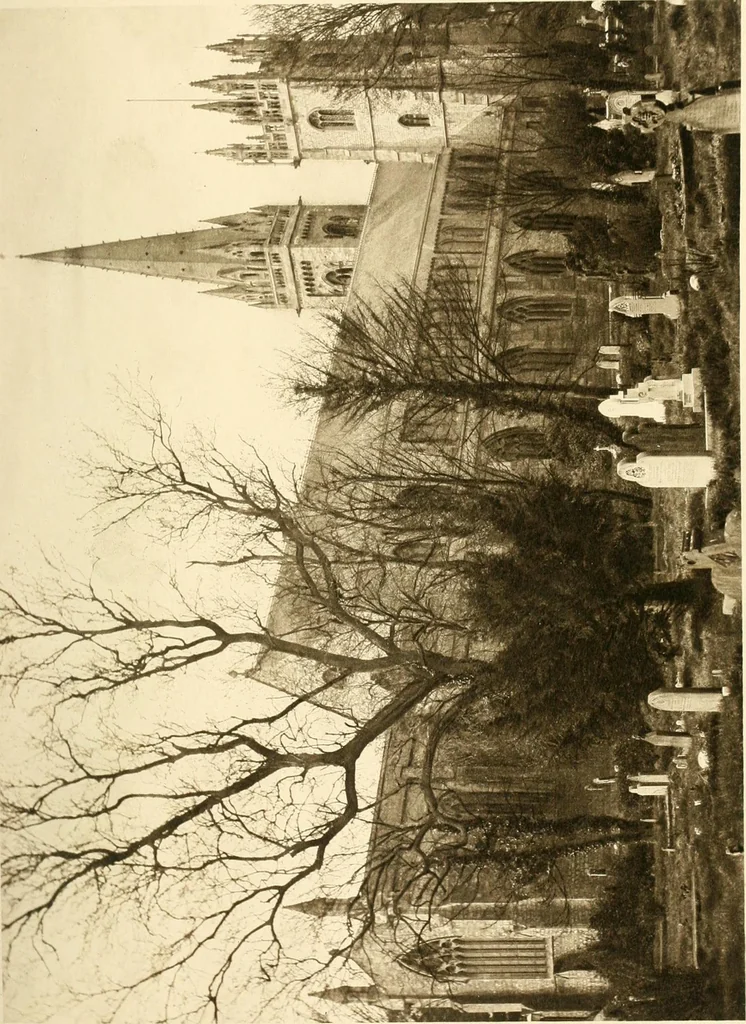 An illustration from The Cathedrals of England and Wales : their history, architecture, and associations ; with a series of Rembrandt plates and many illustrations in the text, 1906, leaf 238