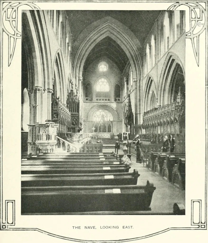 An illustration from The Cathedrals of England and Wales : their history, architecture, and associations ; with a series of Rembrandt plates and many illustrations in the text, 1906, leaf 240