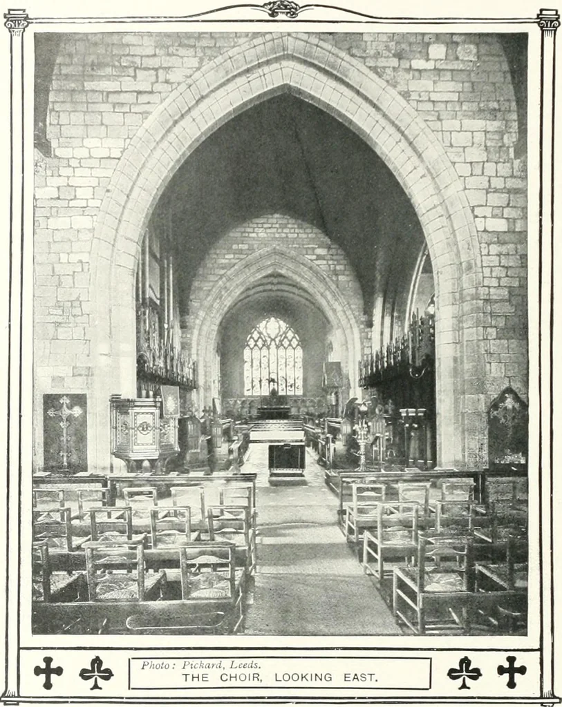 An illustration from The Cathedrals of England and Wales : their history, architecture, and associations ; with a series of Rembrandt plates and many illustrations in the text, 1906, leaf 245