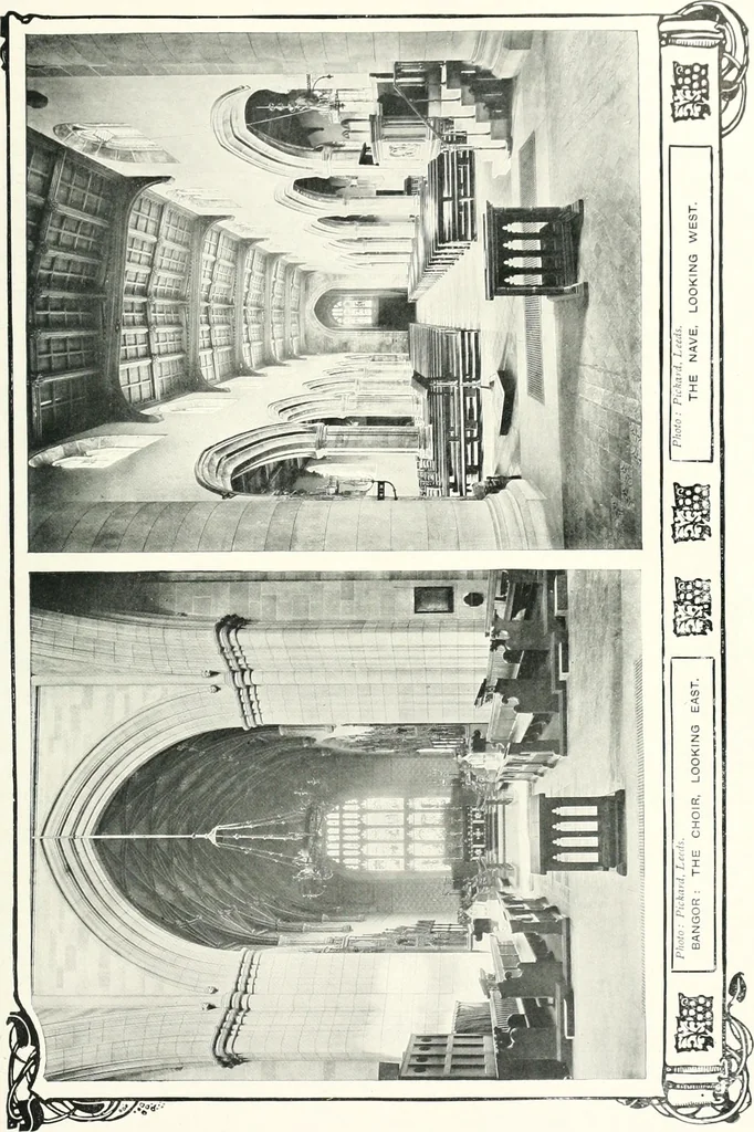 An illustration from The Cathedrals of England and Wales : their history, architecture, and associations ; with a series of Rembrandt plates and many illustrations in the text, 1906, leaf 252