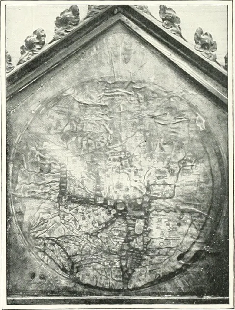 An illustration from The Cathedrals of England and Wales : their history, architecture, and associations ; with a series of Rembrandt plates and many illustrations in the text, 1906, leaf 41