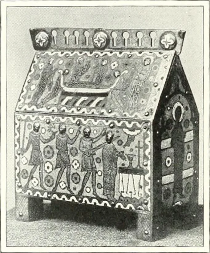 An illustration from The Cathedrals of England and Wales : their history, architecture, and associations ; with a series of Rembrandt plates and many illustrations in the text, 1906, leaf 43