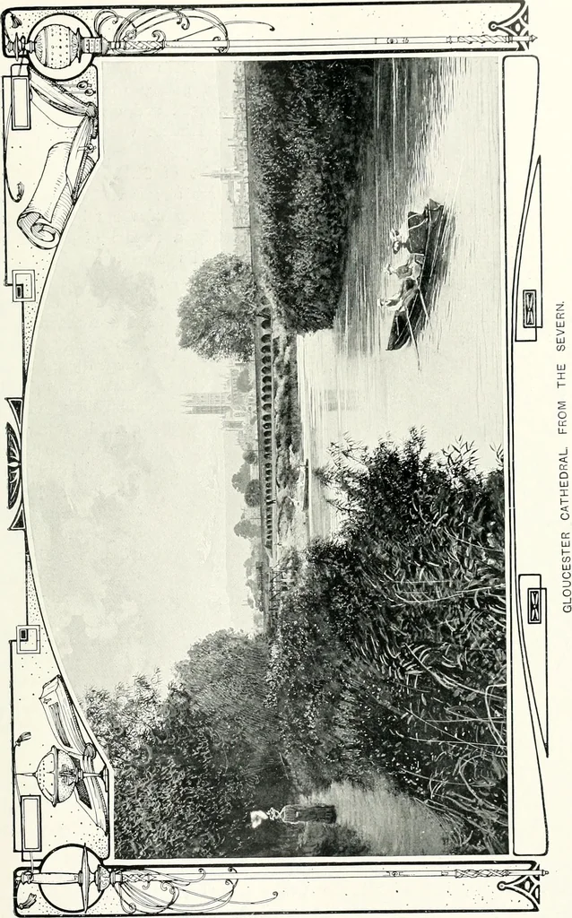 An illustration from The Cathedrals of England and Wales : their history, architecture, and associations ; with a series of Rembrandt plates and many illustrations in the text, 1906, leaf 64