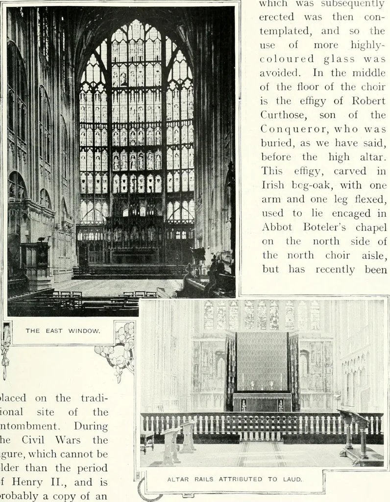 An illustration from The Cathedrals of England and Wales : their history, architecture, and associations ; with a series of Rembrandt plates and many illustrations in the text, 1906, leaf 70