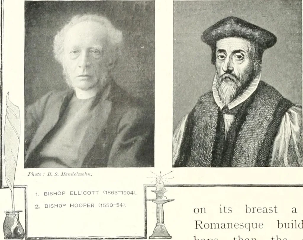 An illustration from The Cathedrals of England and Wales : their history, architecture, and associations ; with a series of Rembrandt plates and many illustrations in the text, 1906, leaf 71
