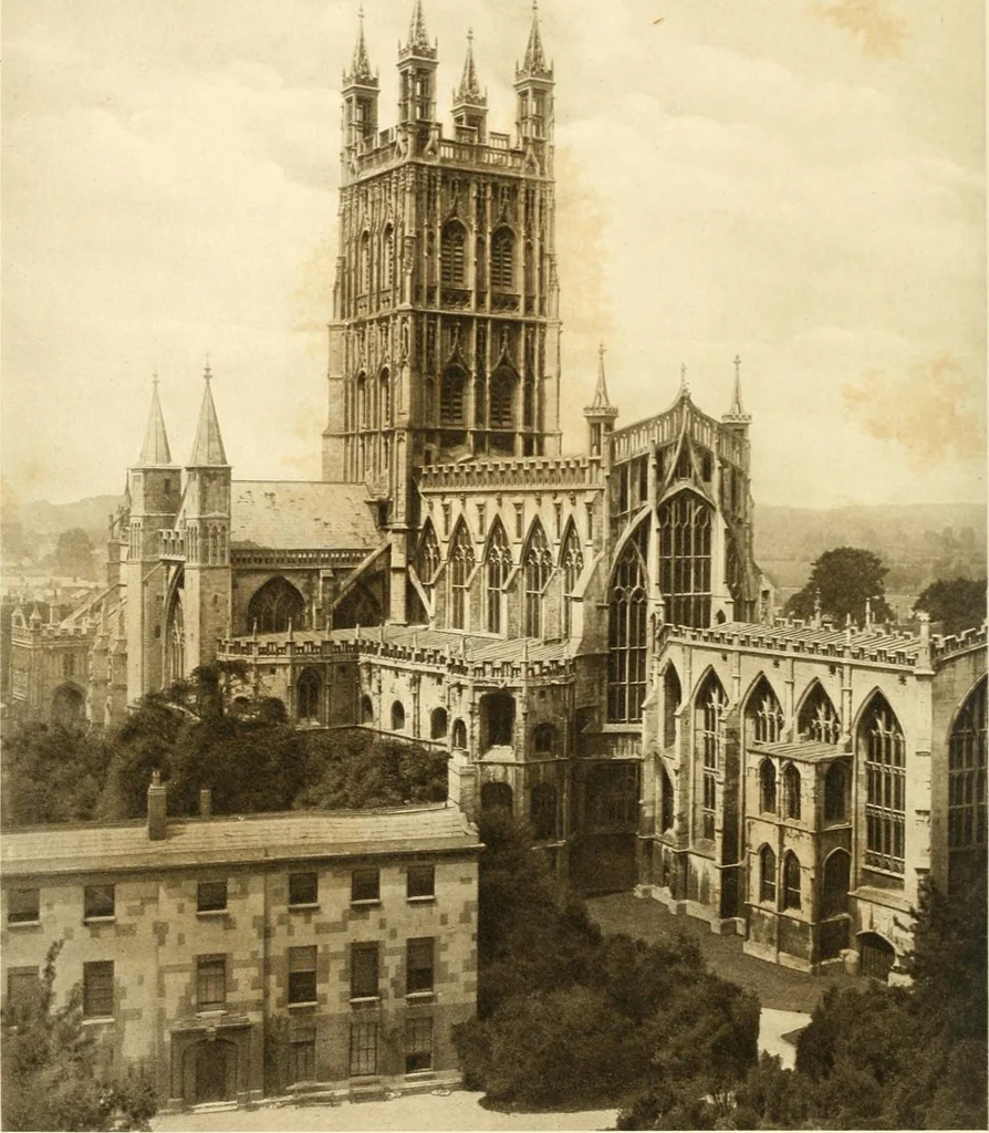 An illustration from The Cathedrals of England and Wales : their history, architecture, and associations ; with a series of Rembrandt plates and many illustrations in the text, 1906, leaf 73