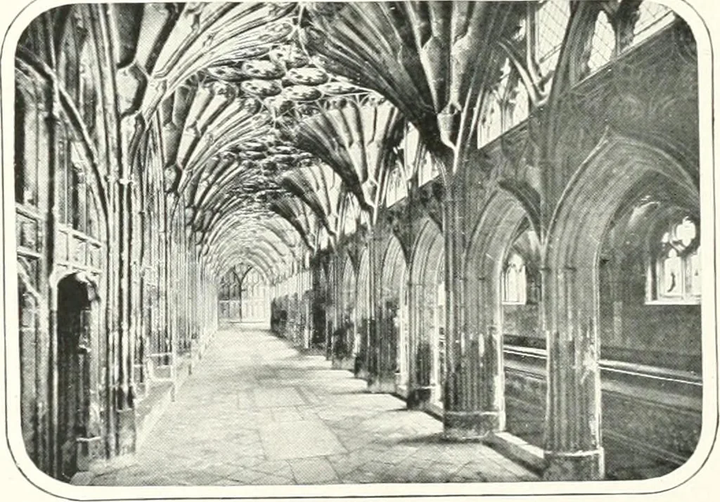 An illustration from The Cathedrals of England and Wales : their history, architecture, and associations ; with a series of Rembrandt plates and many illustrations in the text, 1906, leaf 75