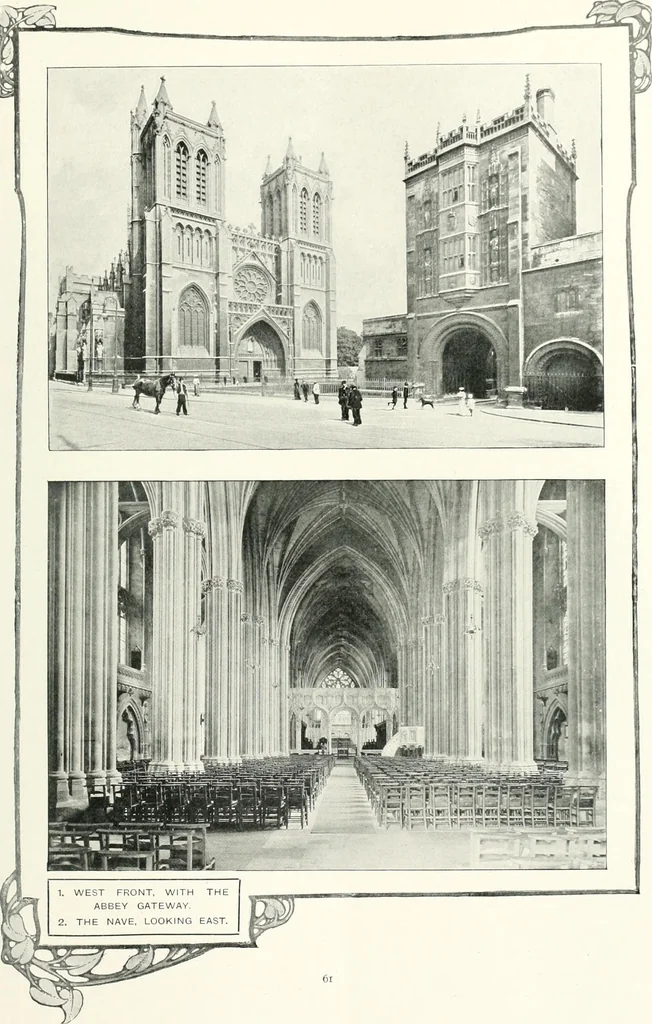 An illustration from The Cathedrals of England and Wales : their history, architecture, and associations ; with a series of Rembrandt plates and many illustrations in the text, 1906, leaf 78