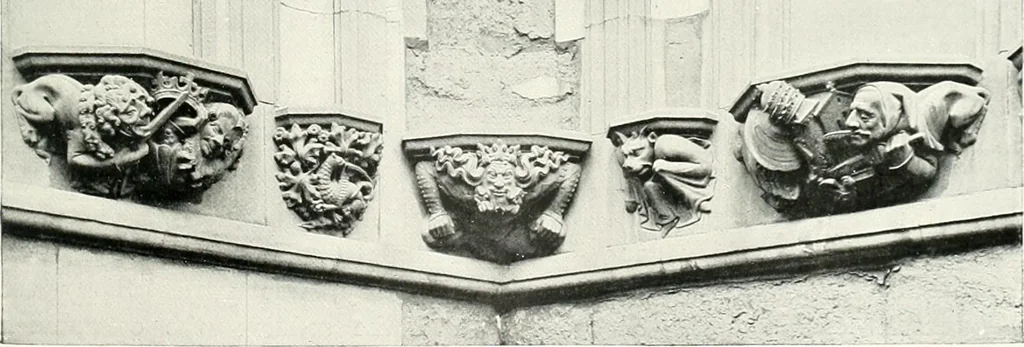 An illustration from The Cathedrals of England and Wales : their history, architecture, and associations ; with a series of Rembrandt plates and many illustrations in the text, 1906, leaf 88