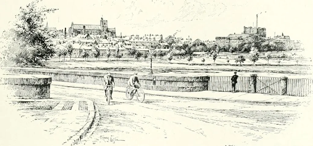 An illustration from The Cathedrals of England and Wales : their history, architecture, and associations ; with a series of Rembrandt plates and many illustrations in the text, 1906, leaf 94