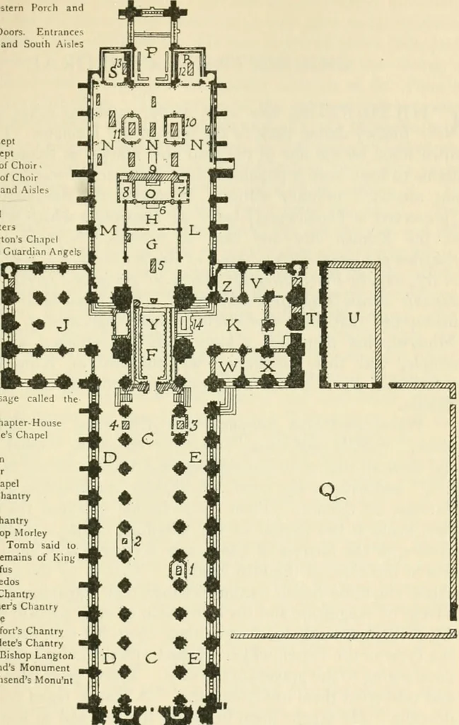 An illustration from The cathedrals of Great Britain, their history and architecture, 1902, leaf 110