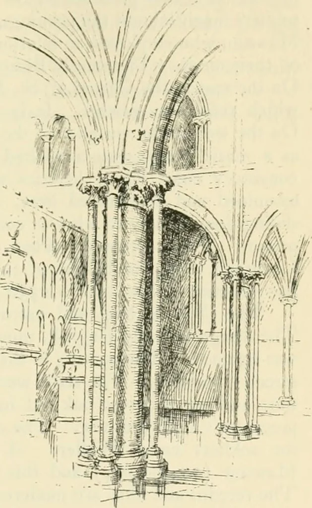 An illustration from The cathedrals of Great Britain, their history and architecture, 1902, leaf 120