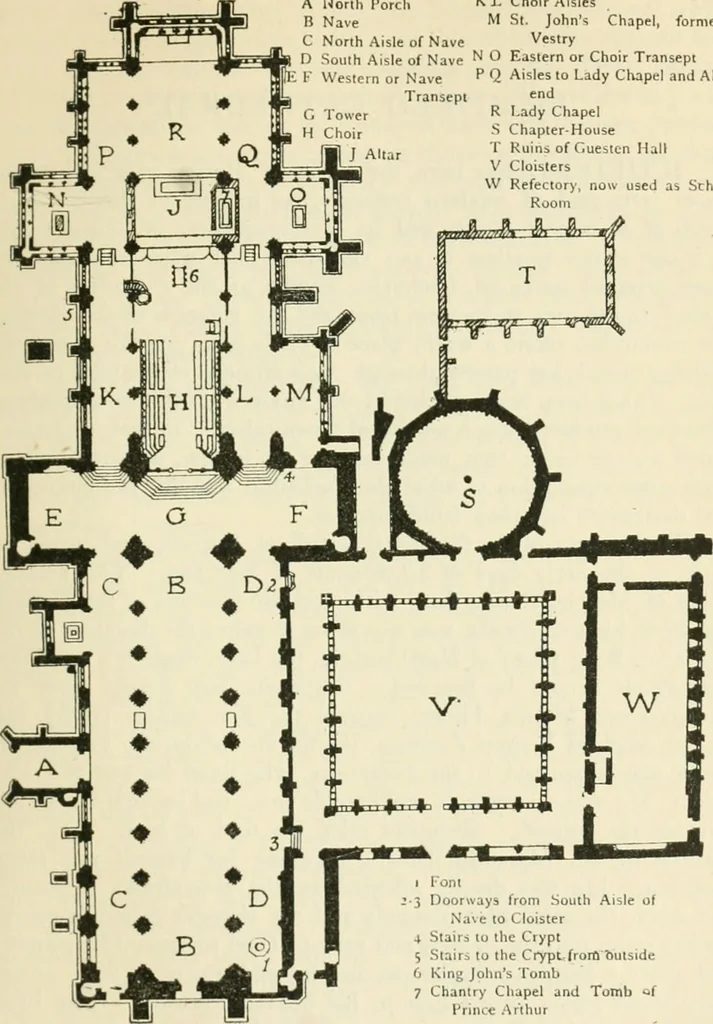 An illustration from The cathedrals of Great Britain, their history and architecture, 1902, leaf 244