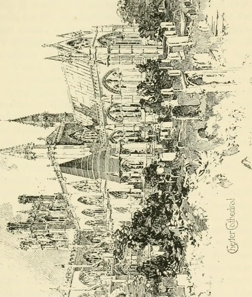 An illustration from The cathedrals of Great Britain, their history and architecture, 1902, leaf 268