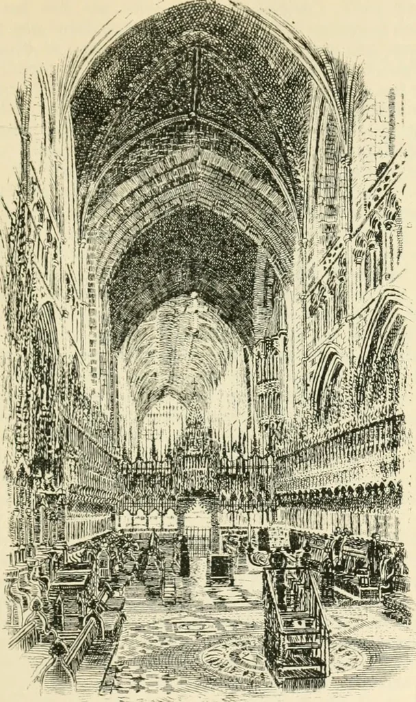 An illustration from The cathedrals of Great Britain, their history and architecture, 1902, leaf 272