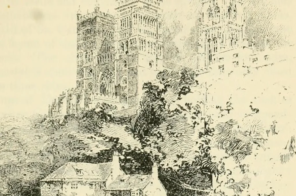 An illustration from The cathedrals of Great Britain, their history and architecture, 1902, leaf 300