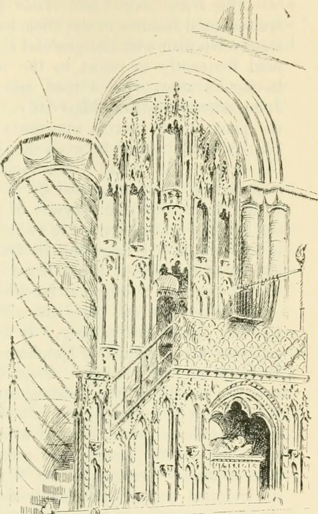 An illustration from The cathedrals of Great Britain, their history and architecture, 1902, leaf 308