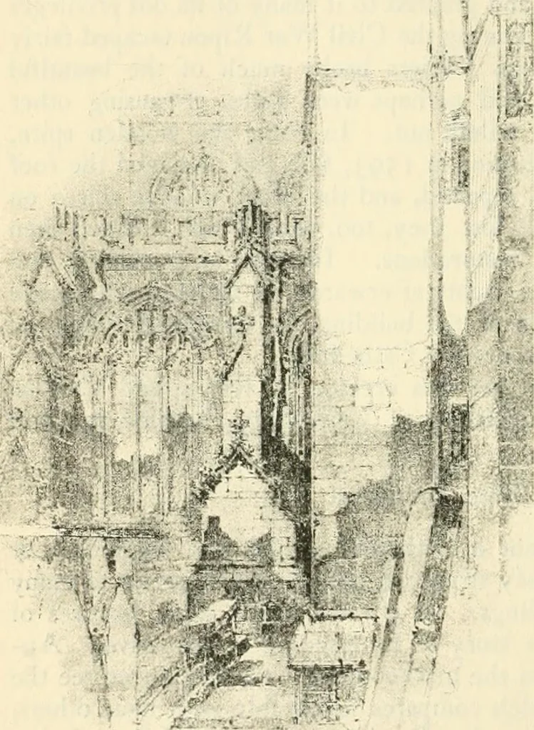 An illustration from The cathedrals of Great Britain, their history and architecture, 1902, leaf 317