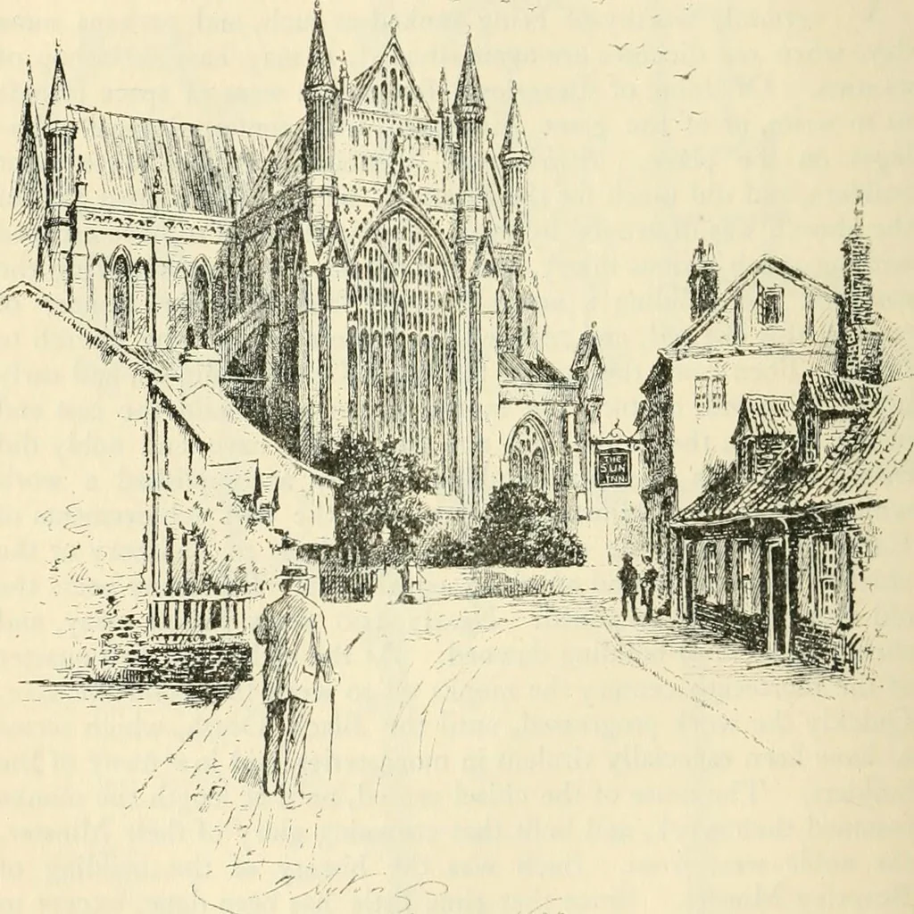 An illustration from The cathedrals of Great Britain, their history and architecture, 1902, leaf 343