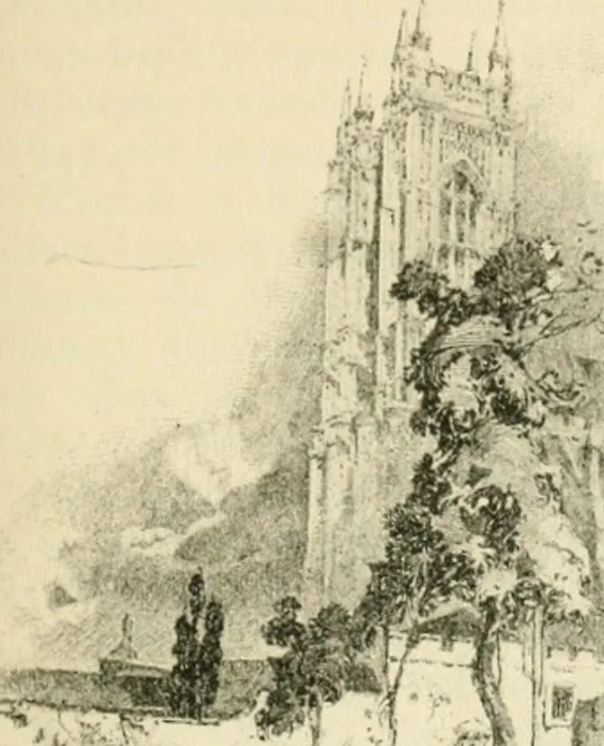 An illustration from The cathedrals of Great Britain, their history and architecture, 1902, leaf 52