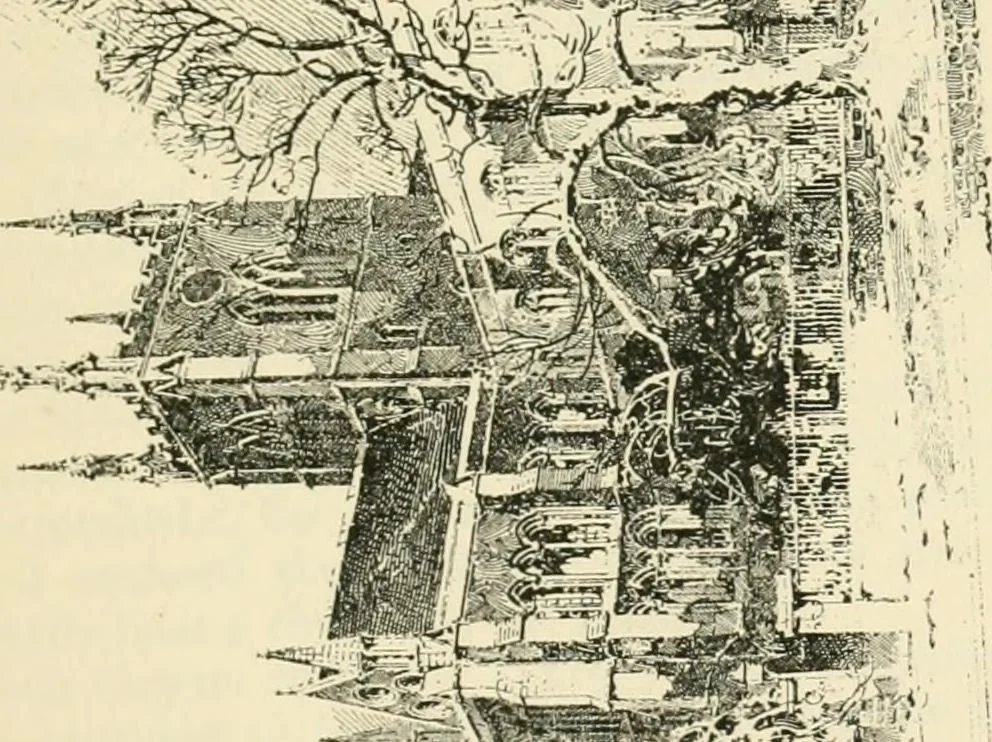 An illustration from The cathedrals of Great Britain, their history and architecture, 1902, leaf 74