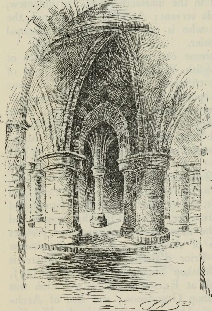 An illustration from The cathedrals of Great Britain, their history and architecture;, 1904, leaf 101
