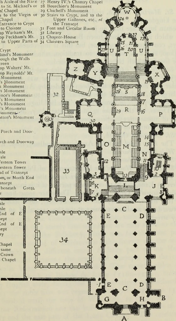 An illustration from The cathedrals of Great Britain, their history and architecture;, 1904, leaf 104