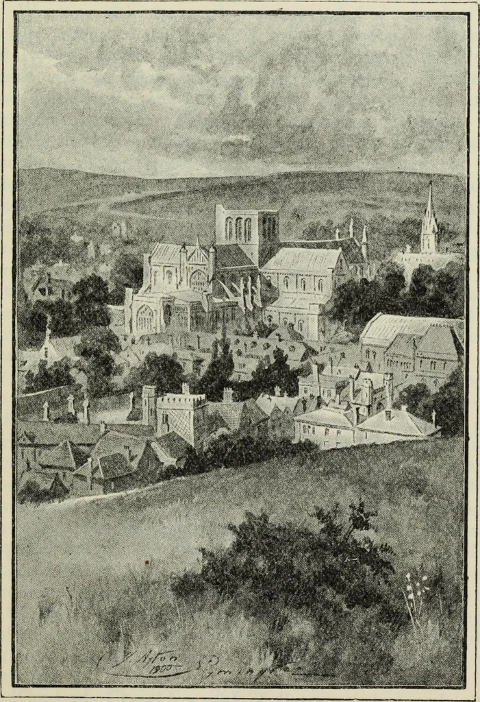 An illustration from The cathedrals of Great Britain, their history and architecture;, 1904, leaf 110