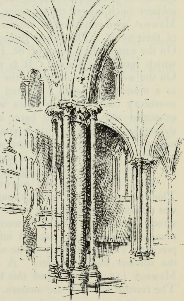 An illustration from The cathedrals of Great Britain, their history and architecture;, 1904, leaf 126