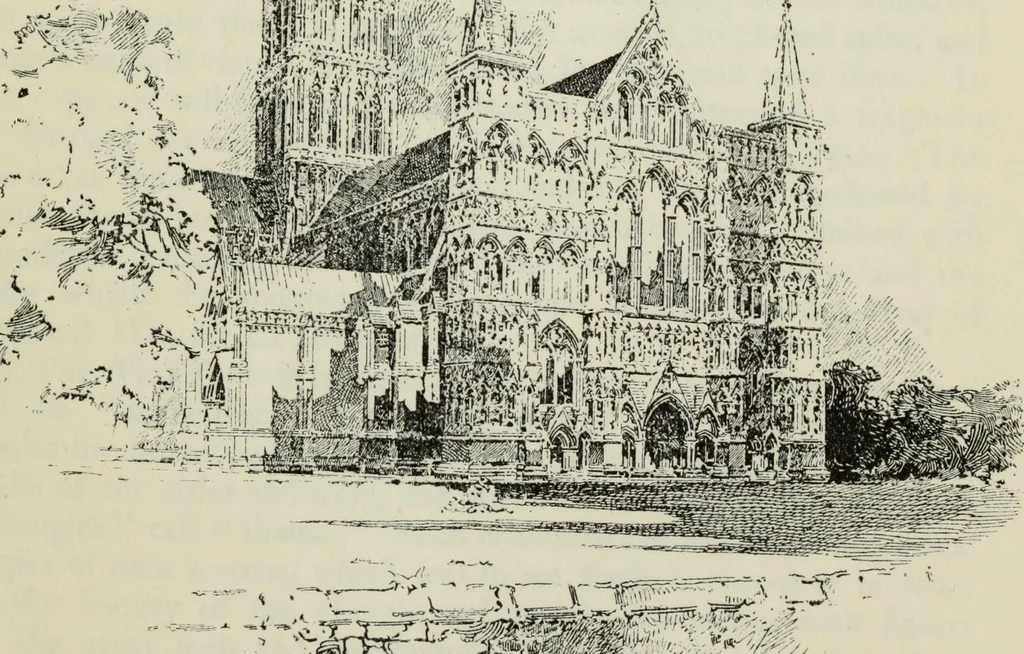An illustration from The cathedrals of Great Britain, their history and architecture;, 1904, leaf 132