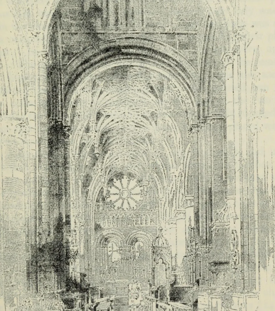 An illustration from The cathedrals of Great Britain, their history and architecture;, 1904, leaf 154