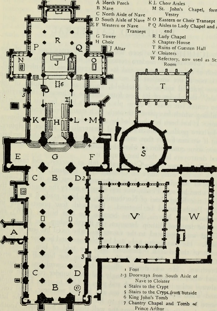 An illustration from The cathedrals of Great Britain, their history and architecture;, 1904, leaf 250