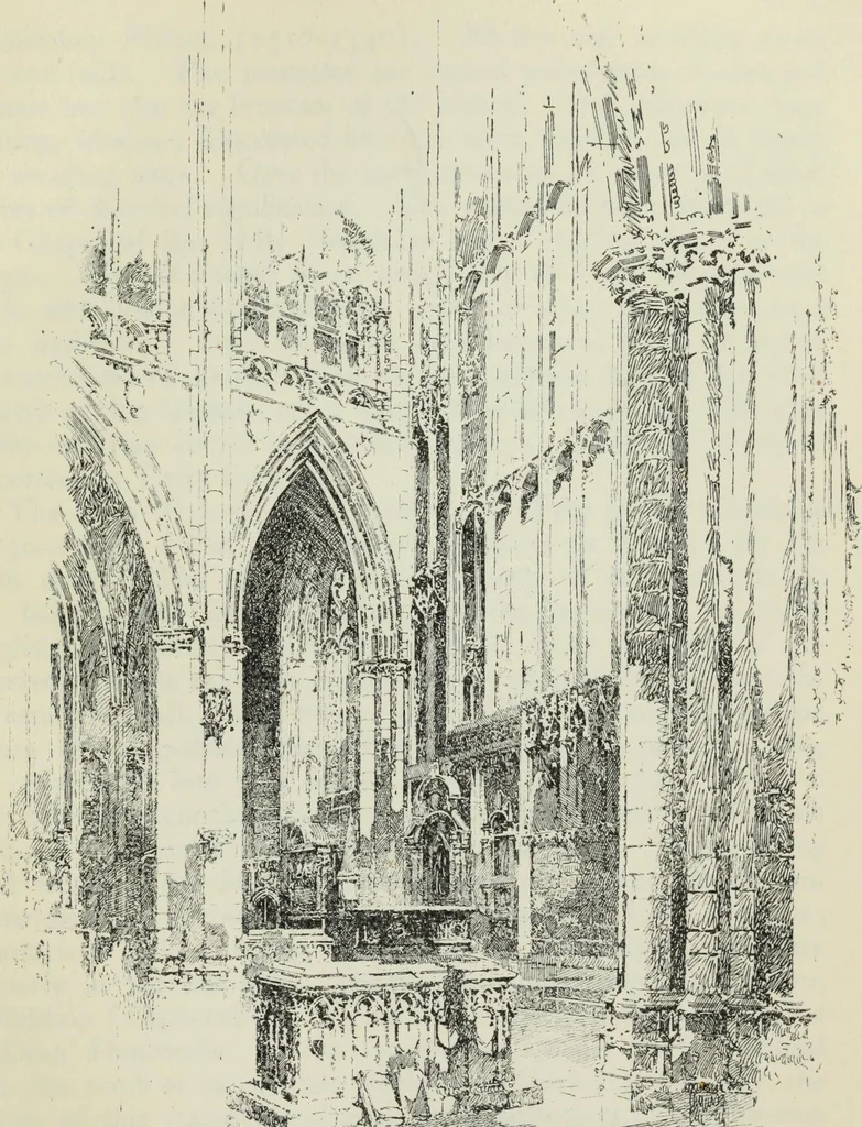 An illustration from The cathedrals of Great Britain, their history and architecture;, 1904, leaf 338