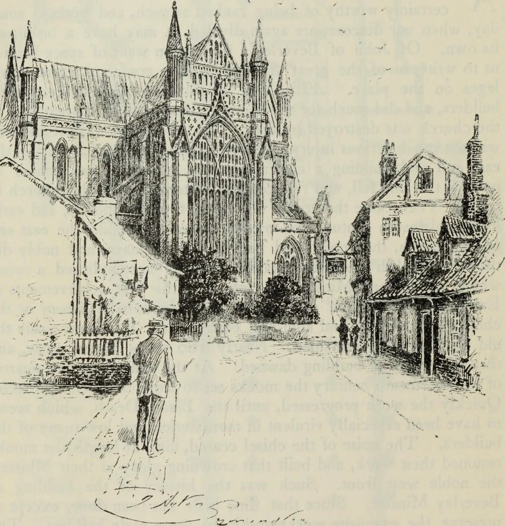 An illustration from The cathedrals of Great Britain, their history and architecture;, 1904, leaf 349