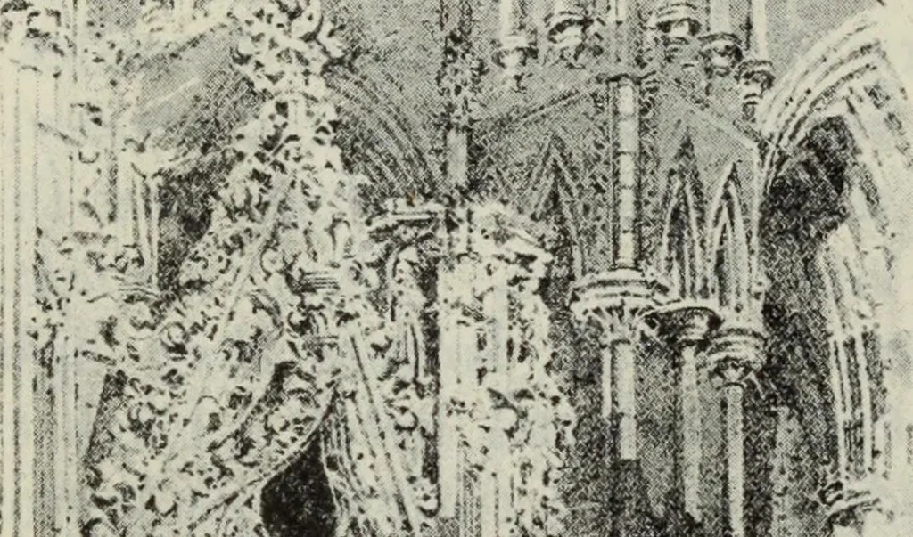 An illustration from The cathedrals of Great Britain, their history and architecture;, 1904, leaf 353
