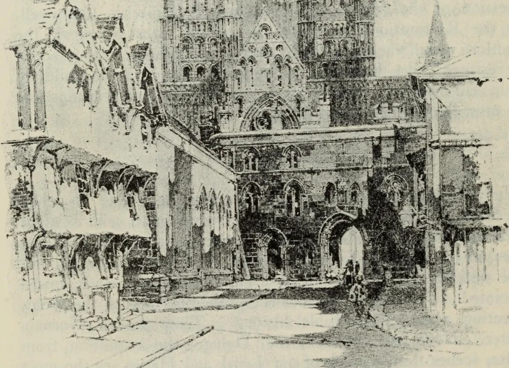 An illustration from The cathedrals of Great Britain, their history and architecture;, 1904, leaf 363