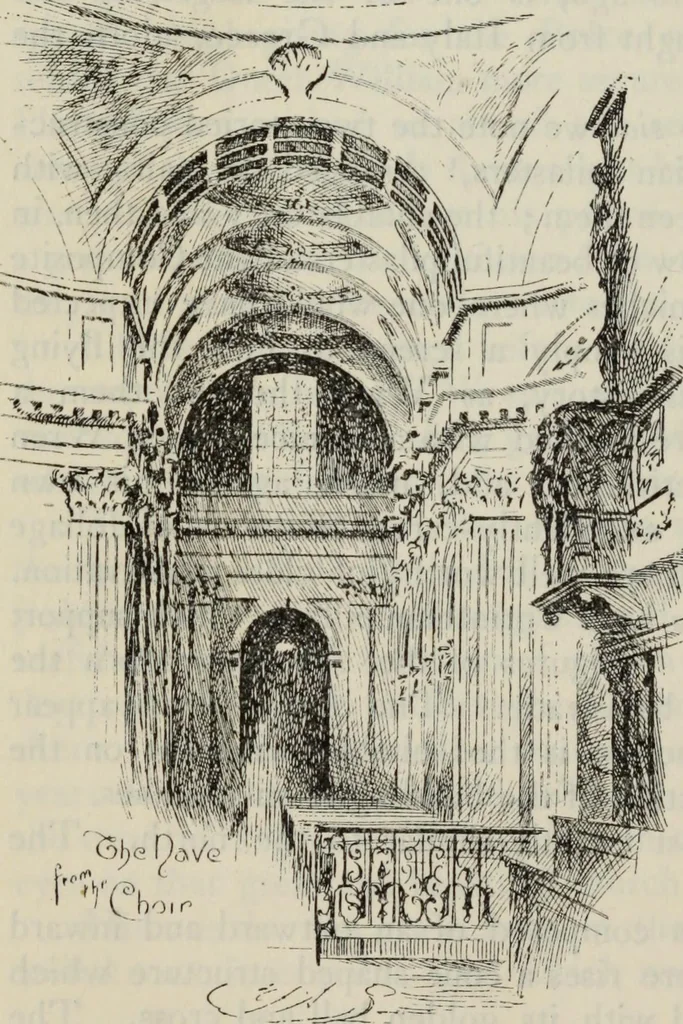 An illustration from The cathedrals of Great Britain, their history and architecture;, 1904, leaf 49