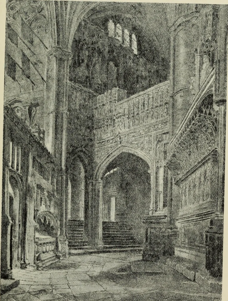 An illustration from The cathedrals of Great Britain, their history and architecture;, 1904, leaf 72