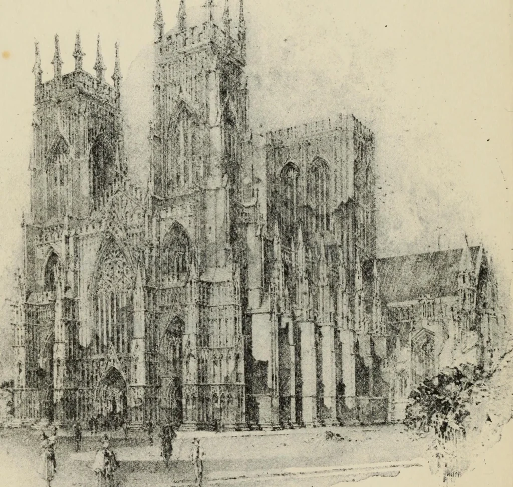 An illustration from The cathedrals of Great Britain, their history and architecture;, 1904, leaf 9