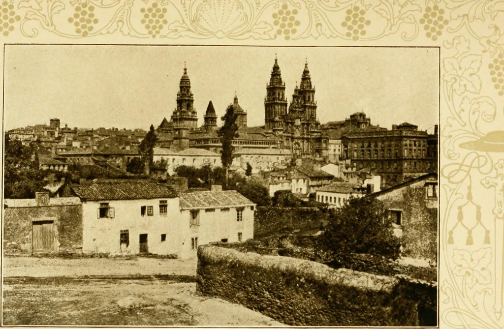 An illustration from The cathedrals of northern Spain, their history and their architecture; together with much of interest concerning the bishops, rulers and other personages identified with them, 1906, leaf 108