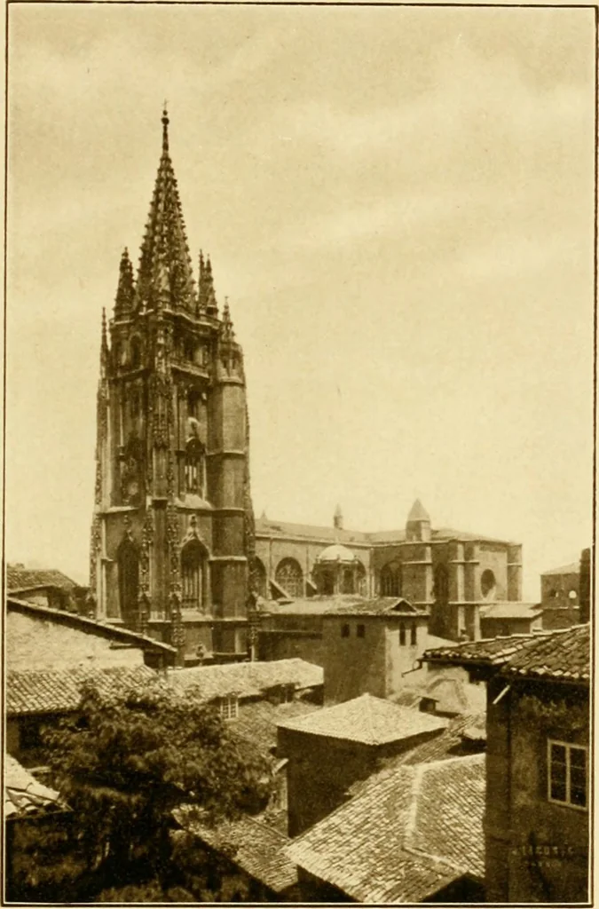 An illustration from The cathedrals of northern Spain, their history and their architecture; together with much of interest concerning the bishops, rulers and other personages identified with them, 1906, leaf 186