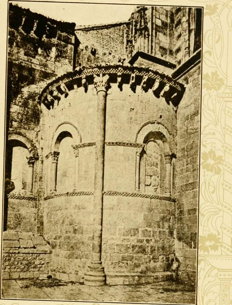 An illustration from The cathedrals of northern Spain, their history and their architecture; together with much of interest concerning the bishops, rulers and other personages identified with them, 1906, leaf 218