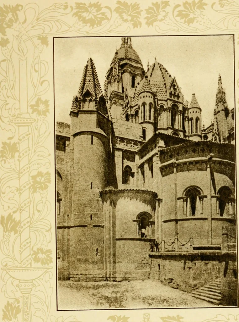 An illustration from The cathedrals of northern Spain, their history and their architecture; together with much of interest concerning the bishops, rulers and other personages identified with them, 1906, leaf 354