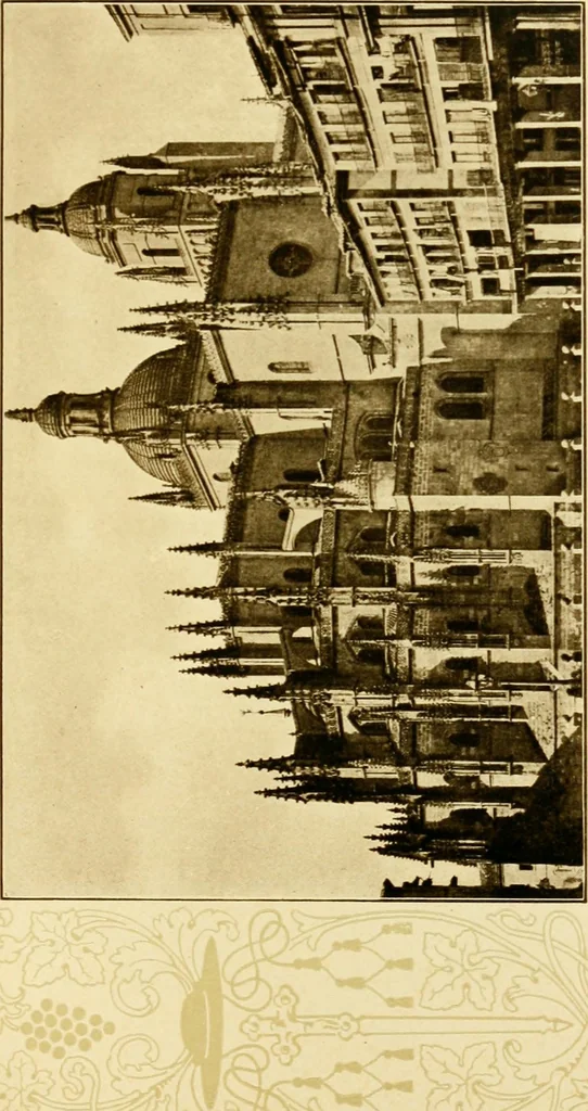 An illustration from The cathedrals of northern Spain, their history and their architecture; together with much of interest concerning the bishops, rulers and other personages identified with them, 1906, leaf 434