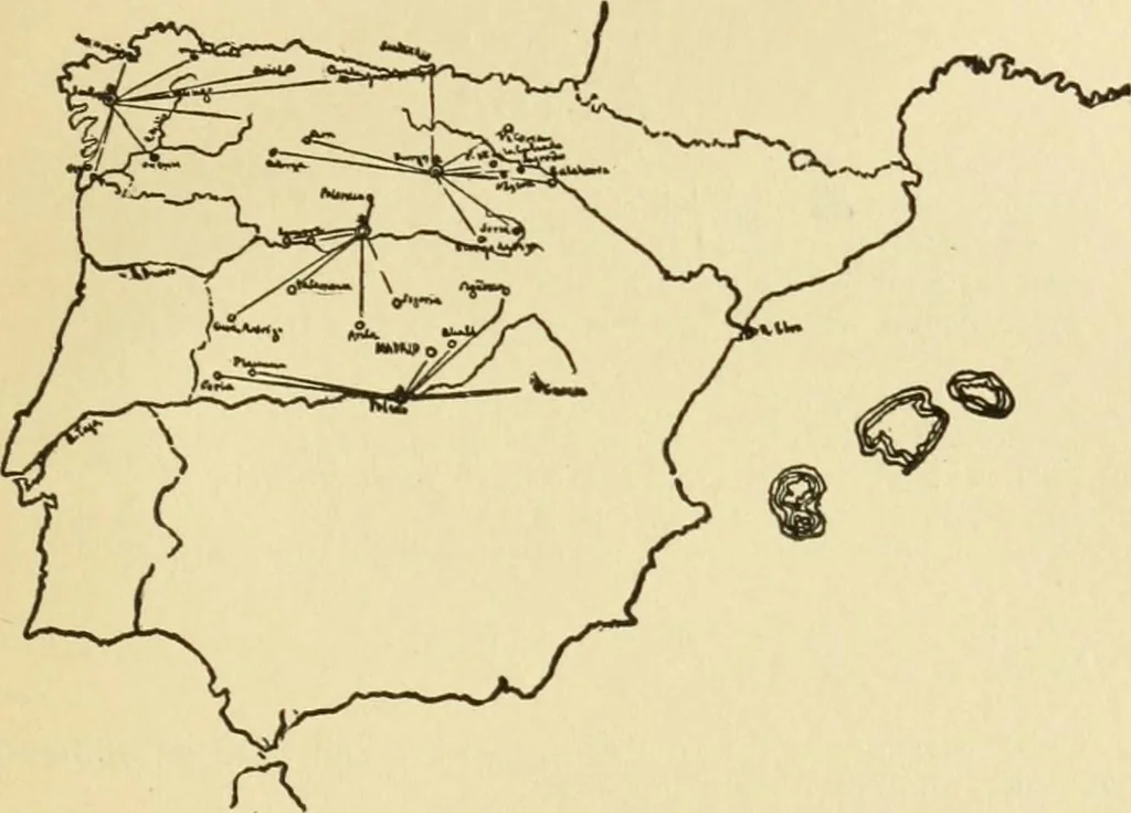 An illustration from The cathedrals of northern Spain, their history and their architecture; together with much of interest concerning the bishops, rulers and other personages identified with them, 1906, leaf 500