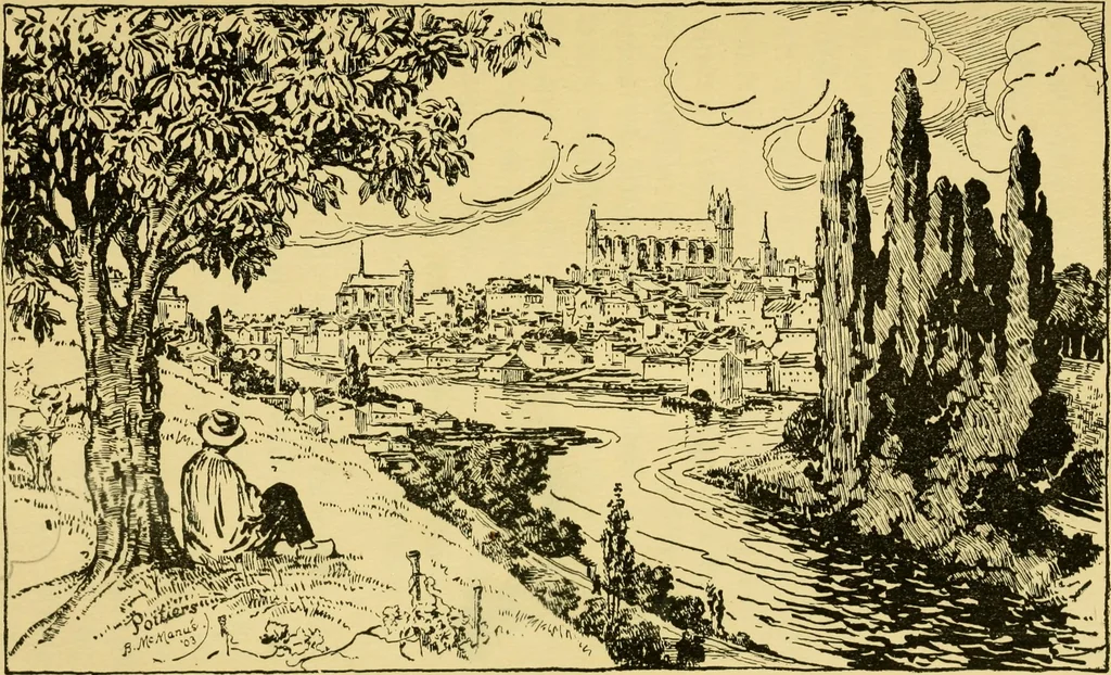 An illustration from Cathedrals of southern France, 1904, leaf 102
