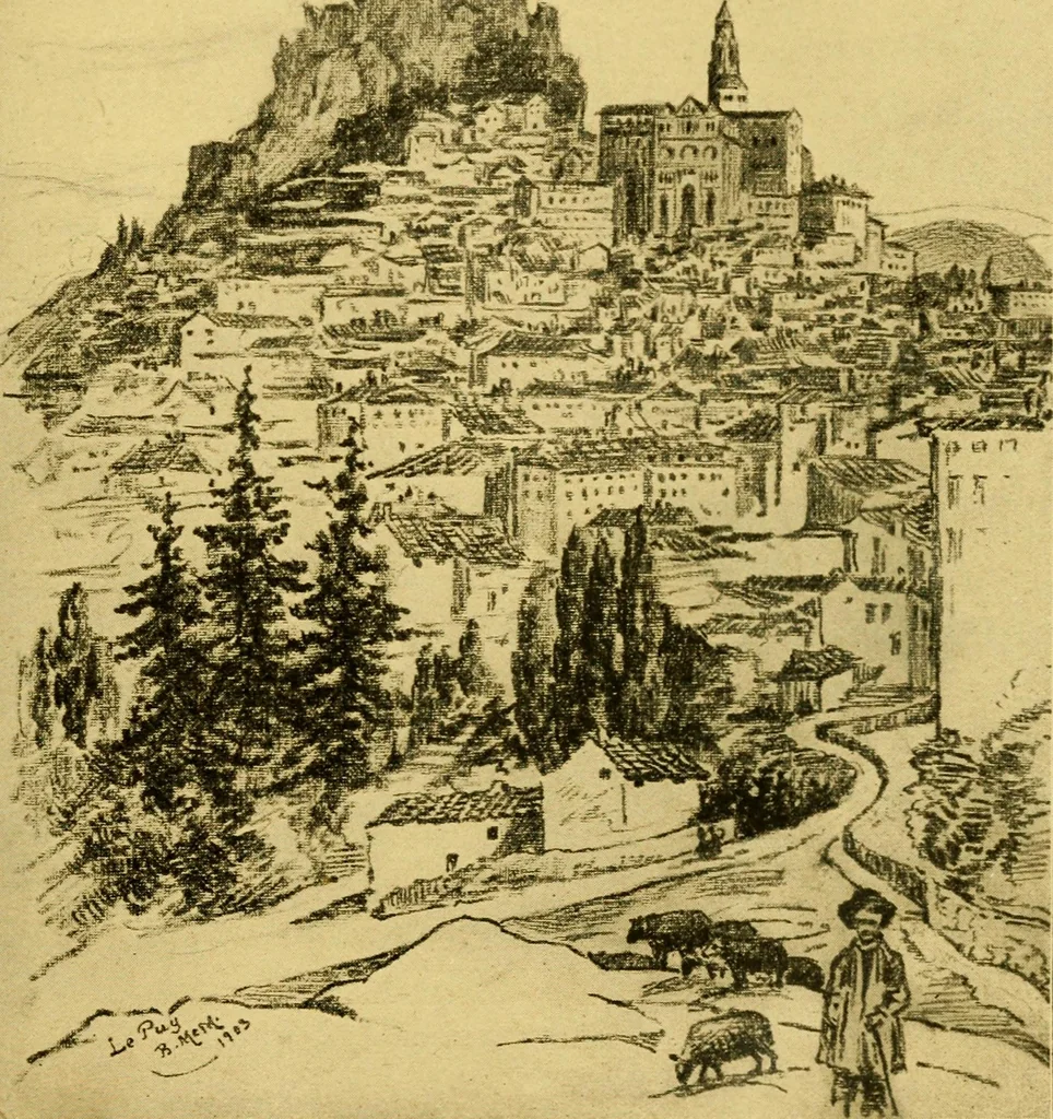An illustration from Cathedrals of southern France, 1904, leaf 150
