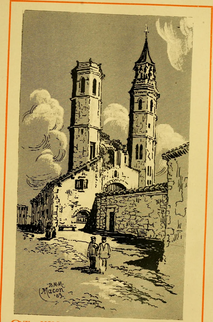 An illustration from Cathedrals of southern France, 1904, leaf 194