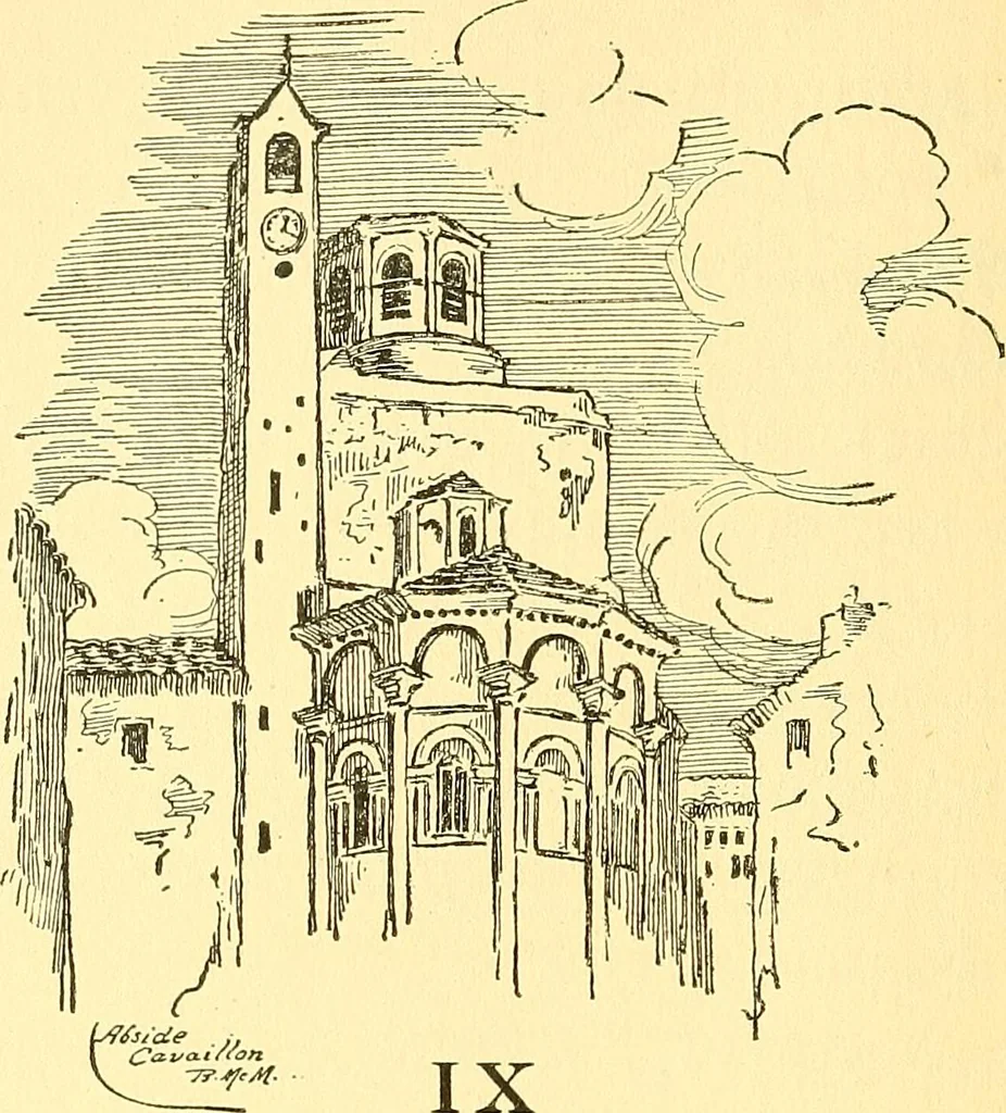 An illustration from Cathedrals of southern France, 1904, leaf 223